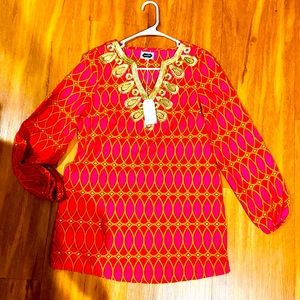 Mud Pie NWT Sz S Fuschia and Orange